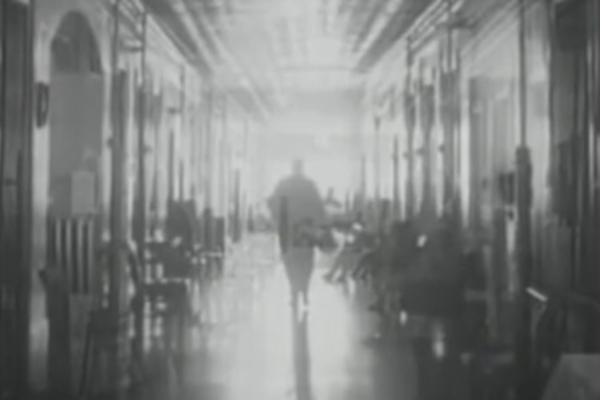 mental health institution hallway